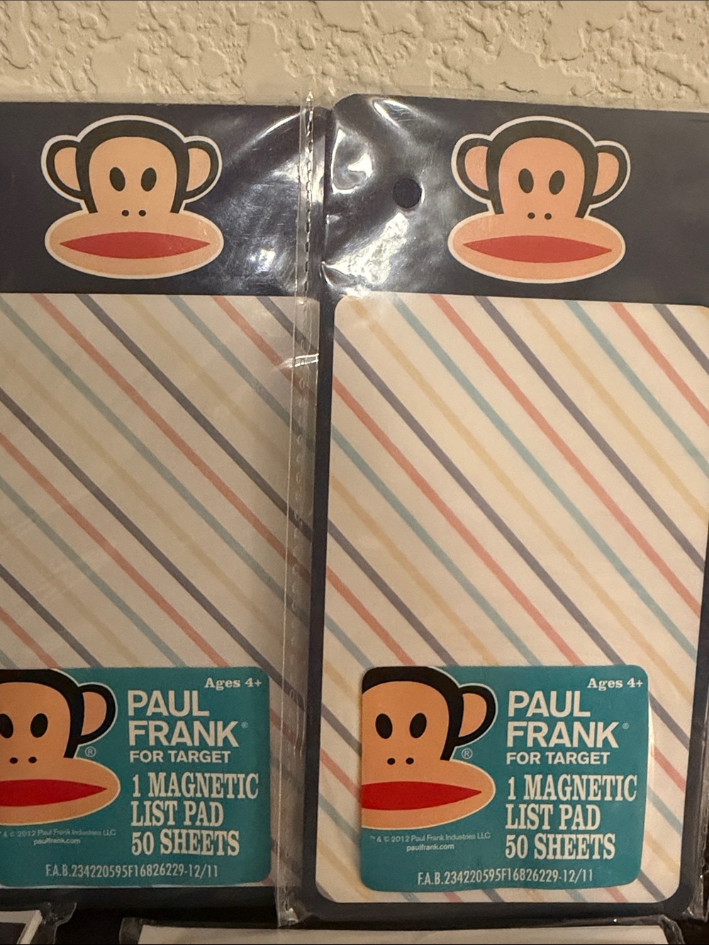 Paul Frank Navy Blue Multicolor Julius Monkey Stationery & Magnet Set - Picture 3 of 7